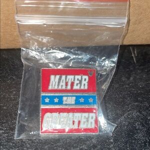 Disney Red and Blue Mater Brooch